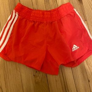 Women's adidas athletic shorts.  Pink, size XS